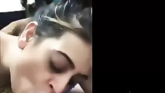 Sexy Arab MILF hidden Cam Blowjob POV