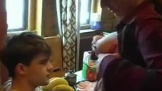 Russian Mom and Step-Son Bj and Passional