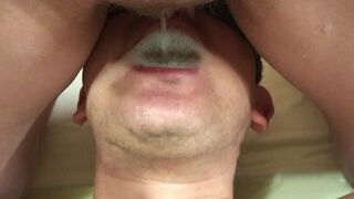 Pissing in Man%27s Mouth, Suck Hairy Cunt after Pee