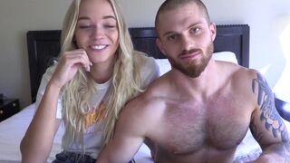 Amazing Blonde Babe Gets Roughed Up By Cocky Lover