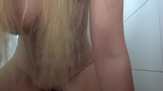 StepSISTER peeing on my dong and making me jizz! point of view riding and hand-job