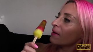 PASCALSSUBSLUTS - Sub MILF Roxy Lace fucks for cum in mouth