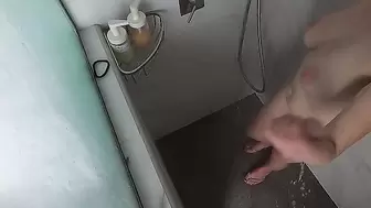 Barely legal busty youngster in shower caught on secret online camera