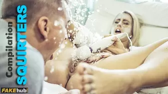 FAKEhub Attractive Squirting Babes Cover Studs Faces in Cunt Juice