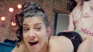 Real trans lesbo lovers blowing fucking and squirting