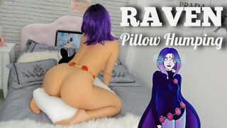 RAVEN TITANS - YOUNGSTER PILLOW HUMPING CUMMING - RIDING MY PILLOWS