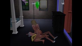 Nanny Drilled with Grandfather and then with Granny | Sims three Sex