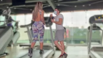 Colombian Bubble Behind Skank Gets Picked Up From The Gym To Have A Unforgettable SEX!