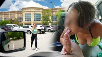 Paid a attractive skank from my gym to give me a ORAL SEX in the parking lot!