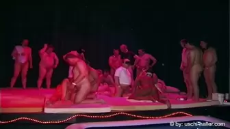 Saturday Night Fever group sex & pee party with 64 studs & five chicks [Trailer]