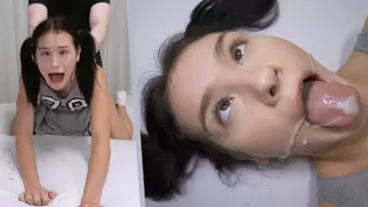 SPERM DUMPSTER LIFE - 18 Yo College Teeny Matty USED By Her Ruthless Landlord