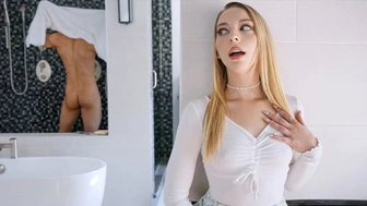 Gorgeous Youngster Lily Larimar Babysitter is Obsessed With Her Boss' Meaty Prick - TeamSkeet Nanny