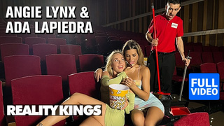 REALITY KINGS - Angie Lynx & Ada Lapiedra Let Usher Jordi Join Them For A Kinky 3some In The Theater