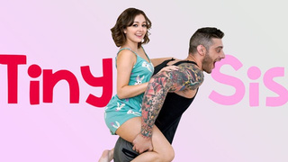 Naive Little Hottie Gets Her Cherry Popped by Enormous Stepbrother's Wang