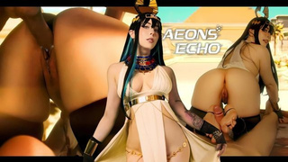 Aeons Echo. Iset. June Contest Movie 2025. Footjob, Sperm shot - MollyRedWolf
